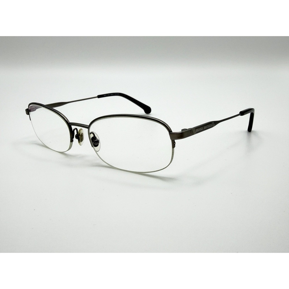 Brooks Brothers‎ BB1039T 1514T Titanium Half Rim Eyeglasses Frame Only 54-18-145